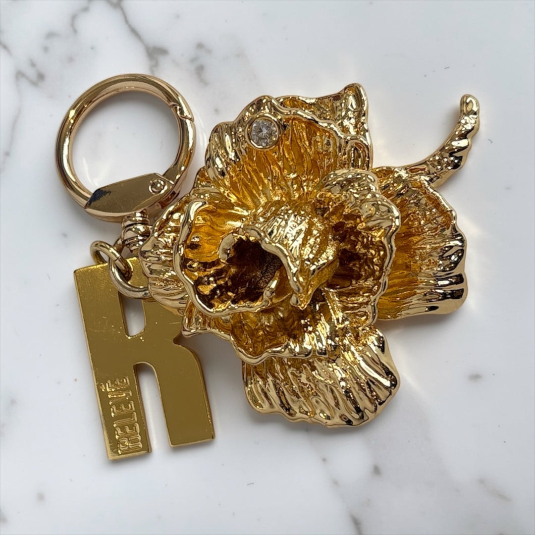The Relevé Rose Keychain